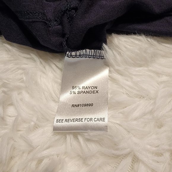 Seven7 Navy Blue Asymmetrical Neckline Dress NWT - Picture 8 of 8